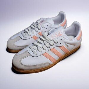 Adidas Samba OG EL I Unisex Kids Shoes  White/Pink/Gum